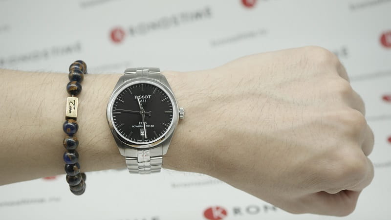 Tissot Tissot PR 100 Powermatic 80 T101.407.11.051.00 PR 100 — детали корпуса и нержавеющая сталь
